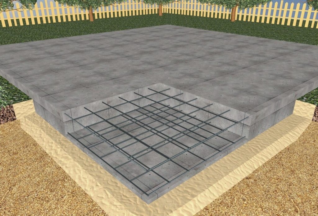 Плитный фундамент