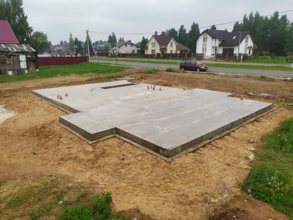 Плитный фундамент: технология