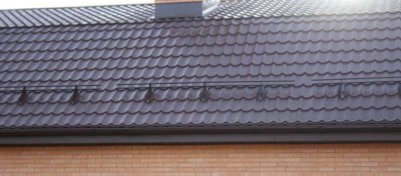 монтаж снегозадержателей цена