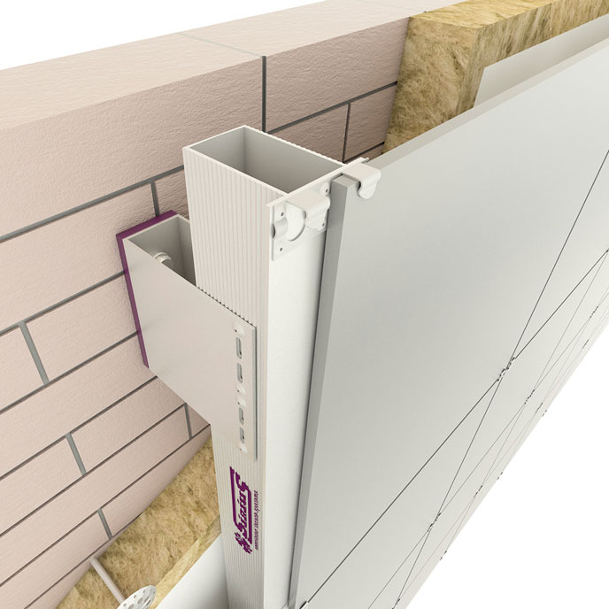 монтаж вентилируемого фасада