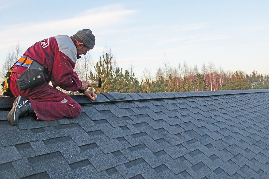 кровля гибкой битумной черепицы